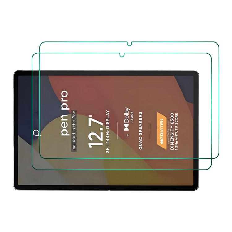 2Pcs ENKAY Hat-Prince 0.33mm Explosion-proof Tempered Glass Film, For Motorola Moto Pad 70 Groove 12.1, For Motorola Moto Pad 60 Lite 10.1, For Motorola Moto Pad 60 Neo 11.0, For Motorola Moto Pad 60 Pro 12.7