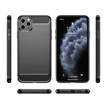 Load image into Gallery viewer, Brushed Texture Carbon Fiber TPU Case for iPhone XI 2019, For iPhone 11 Pro