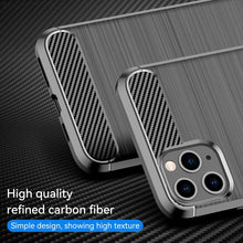 Load image into Gallery viewer, Brushed Texture Carbon Fiber TPU Case for iPhone XI 2019, For iPhone 11 Pro