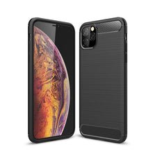 Load image into Gallery viewer, Brushed Texture Carbon Fiber TPU Case for  iPhone XI Max 2019, For iPhone 11 Pro Max