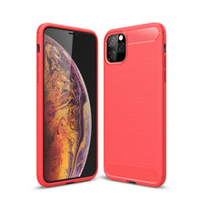 Load image into Gallery viewer, Brushed Texture Carbon Fiber TPU Case for  iPhone XI Max 2019, For iPhone 11 Pro Max