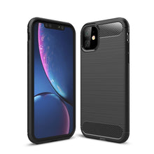 Load image into Gallery viewer, Brushed Texture Carbon Fiber TPU Case for iPhone XIR 2019, For iPhone 11