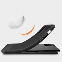 Load image into Gallery viewer, Brushed Texture Carbon Fiber TPU Case for iPhone XIR 2019, For iPhone 11