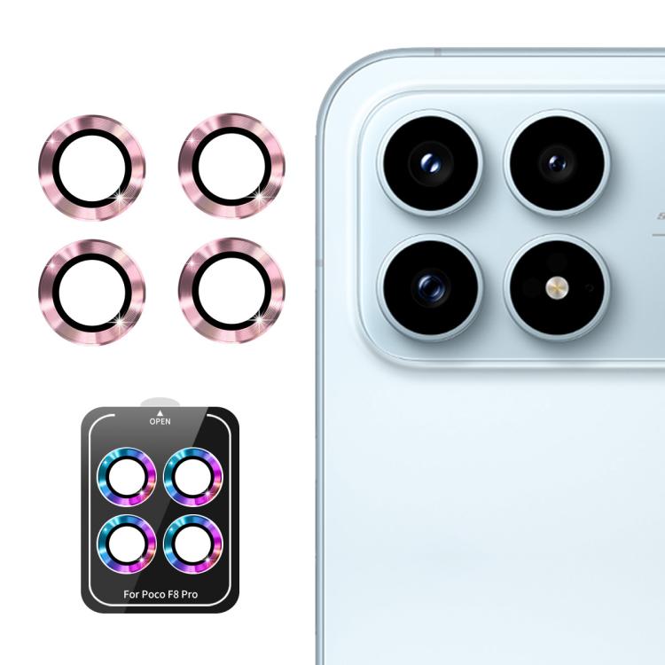 ENKAY Hat-Prince 9H Rear Camera Lens Aluminium Alloy Tempered Glass Film, For Redmi Note 17 Pro 5G Global 163mm, For Xiaomi Poco F8 Ultra, For Redmi Note 15 4G Global 164mm, For Xiaomi Poco F8 Pro, For Redmi K90, For Redmi K90 Pro Max
