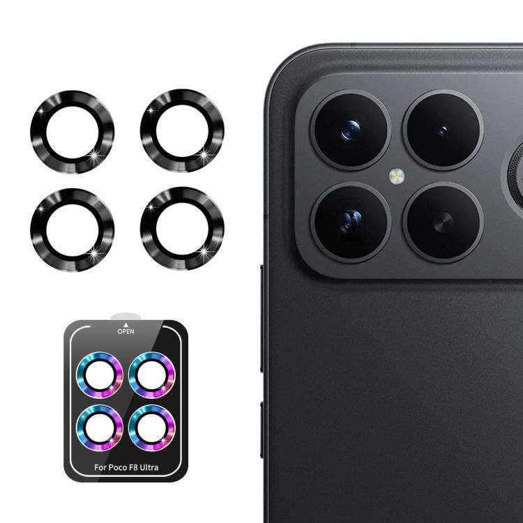 ENKAY Hat-Prince 9H Rear Camera Lens Aluminium Alloy Tempered Glass Film, For Redmi Note 17 Pro 5G Global 163mm, For Xiaomi Poco F8 Ultra, For Redmi Note 15 4G Global 164mm, For Xiaomi Poco F8 Pro, For Redmi K90, For Redmi K90 Pro Max