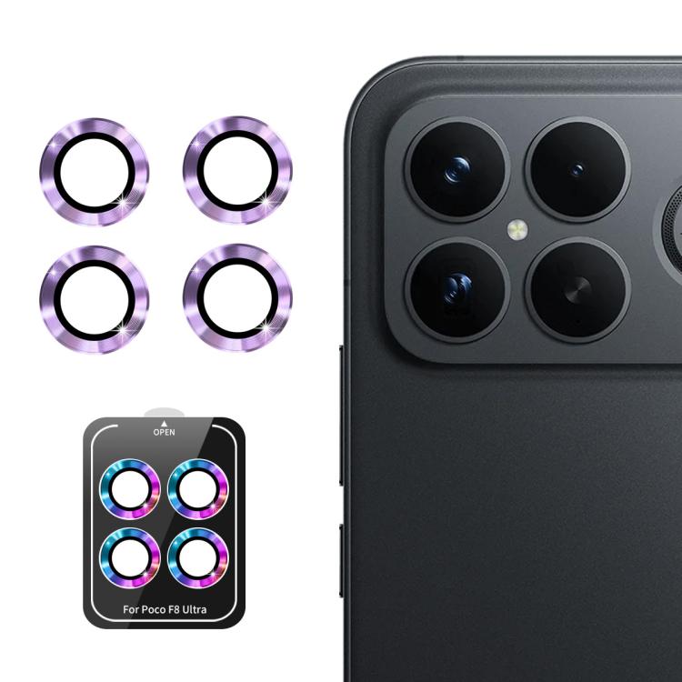 ENKAY Hat-Prince 9H Rear Camera Lens Aluminium Alloy Tempered Glass Film, For Redmi Note 17 Pro 5G Global 163mm, For Xiaomi Poco F8 Ultra, For Redmi Note 15 4G Global 164mm, For Xiaomi Poco F8 Pro, For Redmi K90, For Redmi K90 Pro Max