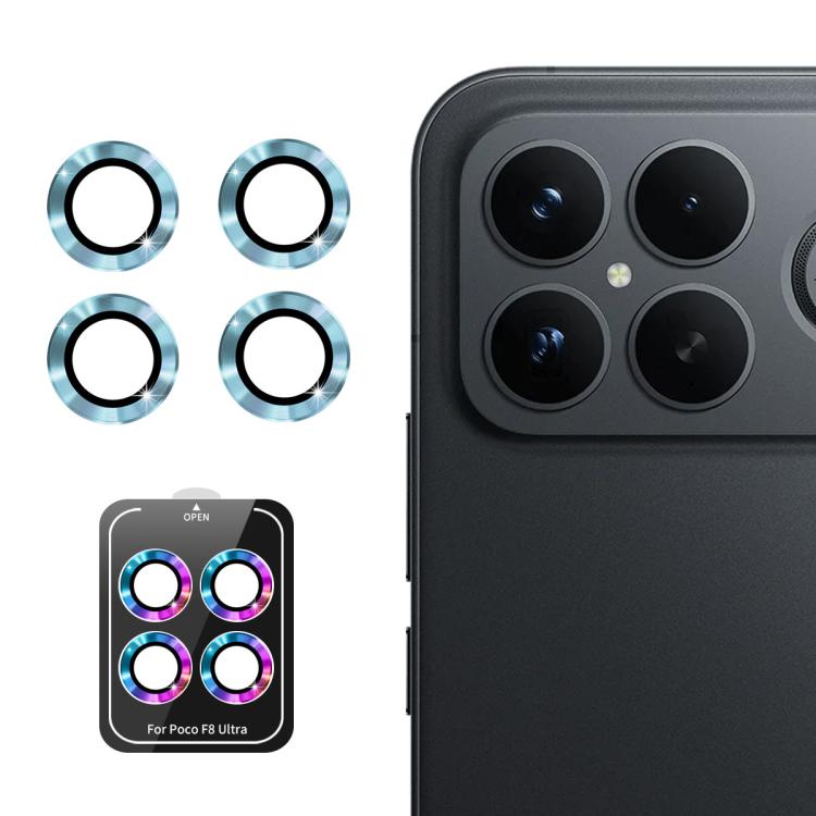 ENKAY Hat-Prince 9H Rear Camera Lens Aluminium Alloy Tempered Glass Film, For Redmi Note 17 Pro 5G Global 163mm, For Xiaomi Poco F8 Ultra, For Redmi Note 15 4G Global 164mm, For Xiaomi Poco F8 Pro, For Redmi K90, For Redmi K90 Pro Max