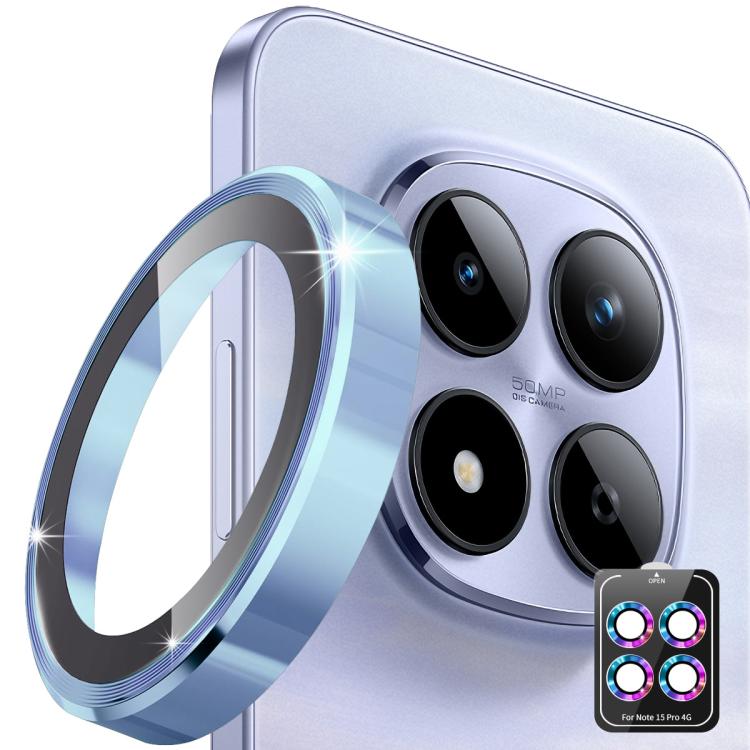 ENKAY Hat-Prince 9H Rear Camera Lens Aluminium Alloy Tempered Glass Film, For Xiaomi 17 Pro Max, For Redmi Note 15 5G Global 164mm, For Xiaomi 17 Pro, For Xiaomi 17, For Redmi Note 15 Pro / 15 Pro+ 5G Global, For Redmi Note 15 Pro 4G Global 163.2mm