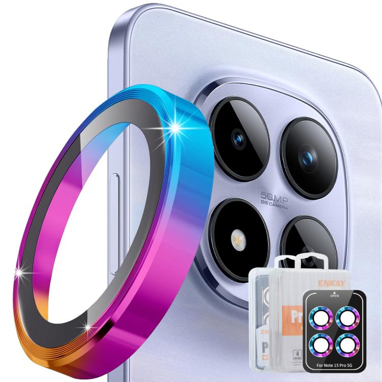 ENKAY Hat-Prince 9H Rear Camera Lens Aluminium Alloy Tempered Glass Film, For Xiaomi 17 Pro Max, For Redmi Note 15 5G Global 164mm, For Xiaomi 17 Pro, For Xiaomi 17, For Redmi Note 15 Pro / 15 Pro+ 5G Global, For Redmi Note 15 Pro 4G Global 163.2mm