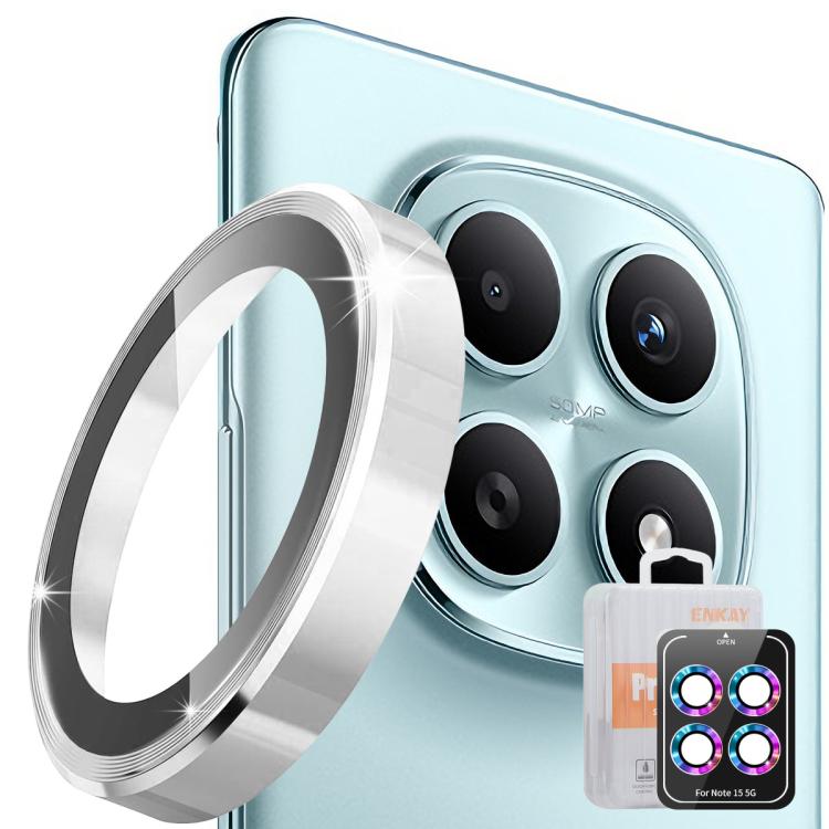 ENKAY Hat-Prince 9H Rear Camera Lens Aluminium Alloy Tempered Glass Film, For Xiaomi 17 Pro Max, For Redmi Note 15 5G Global 164mm, For Xiaomi 17 Pro, For Xiaomi 17, For Redmi Note 15 Pro / 15 Pro+ 5G Global, For Redmi Note 15 Pro 4G Global 163.2mm