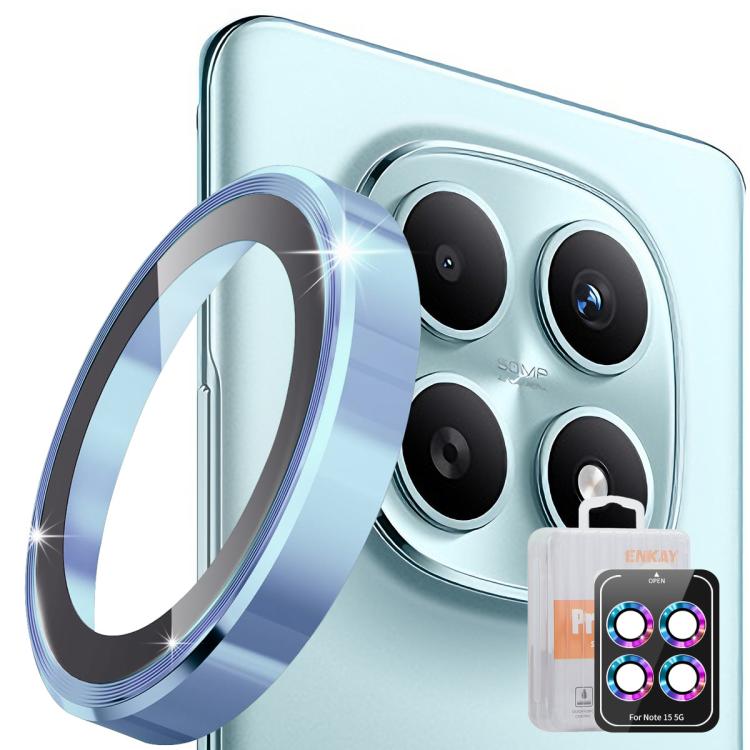 ENKAY Hat-Prince 9H Rear Camera Lens Aluminium Alloy Tempered Glass Film, For Xiaomi 17 Pro Max, For Redmi Note 15 5G Global 164mm, For Xiaomi 17 Pro, For Xiaomi 17, For Redmi Note 15 Pro / 15 Pro+ 5G Global, For Redmi Note 15 Pro 4G Global 163.2mm