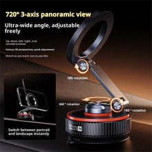 Load image into Gallery viewer, X66 720-Degree Triple-Axis Rotation Folding Magnetic Car Vacuum Suction Cup Phone Holder, X66 (White), X66 (Black)