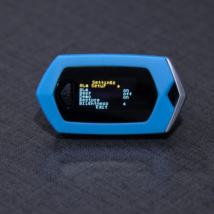 Portable Pulsioximetro Finger spo2 Pulse oxymeter blood oxygen monitor saturatiemeter (Orange)