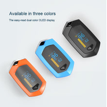 Load image into Gallery viewer, Portable Pulsioximetro Finger spo2 Pulse oxymeter blood oxygen monitor saturatiemeter (Orange)