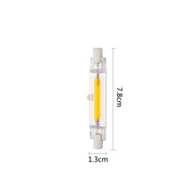 Load image into Gallery viewer, R7S 5W COB LED Lamp Bulb Glass Tube for Replace Halogen Light Spot Light,Lamp Length: 78mm, 220v, 110v