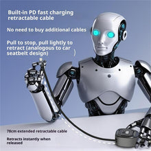 Load image into Gallery viewer, GE10 PD 65W Fast Charging Adapter Voltage Display Car Charger with Retractable Cable, GE10