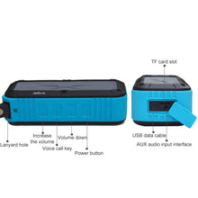 Load image into Gallery viewer, W-KING S20 Loundspeakers IPX6 Waterproof Bluetooth Speaker Portable NFC Bluetooth Speaker For Outdoors/Shower/BIcycle FM Radio