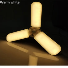 Load image into Gallery viewer, 45W E27 LED Bulb SMD2835 228leds Super Bright Foldable Fan Blade Angle Adjustable Ceiling Lamp Home Energy Saving Lights
