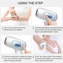 Load image into Gallery viewer, K_SKIN KD506A Epilator Household Freezing Photon Hair Removal Instrument 5 Levels of Light Intensity for Cheek Armpit Leg Back