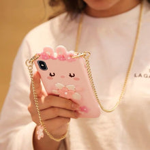 Load image into Gallery viewer, Cherry Blossoms Style Full Package Anti Falling Silicone Sleeve for iPhone X / XS