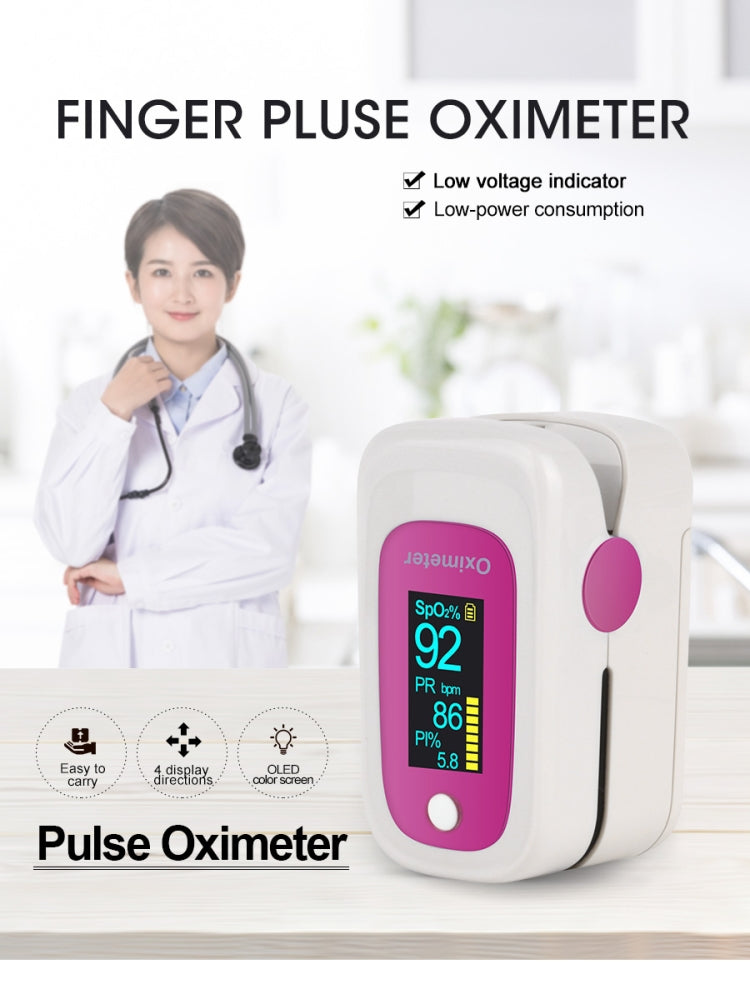 M160 Finger Pulse Oximeter Medical Special, M160 (Blue), M160 (Gray), M160 (Rose Red)