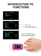 Load image into Gallery viewer, M160 Finger Pulse Oximeter Medical Special, M160 (Blue), M160 (Gray), M160 (Rose Red)