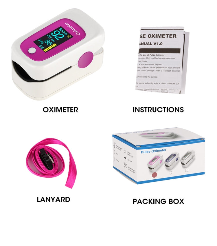 M160 Finger Pulse Oximeter Medical Special, M160 (Blue), M160 (Gray), M160 (Rose Red)