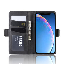 Load image into Gallery viewer, Wallet Stand Leather Cell Phone Case for iPhone XIR (2019)，with Wallet &amp; Holder &amp; Card Slots, For iPhone 11