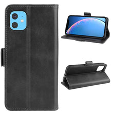 Load image into Gallery viewer, Wallet Stand Leather Cell Phone Case for iPhone XIR (2019)，with Wallet &amp; Holder &amp; Card Slots, For iPhone 11