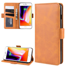 Load image into Gallery viewer, Wallet Stand Leather Cell Phone Case for iPhone 8 Plus / 7 Plus，with Wallet &amp; Holder &amp; Card Slots, For iPhone 8 Plus