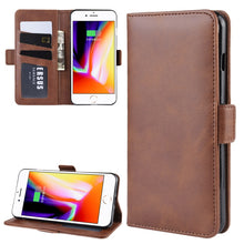 Load image into Gallery viewer, Wallet Stand Leather Cell Phone Case for iPhone 8 Plus / 7 Plus，with Wallet &amp; Holder &amp; Card Slots, For iPhone 8 Plus