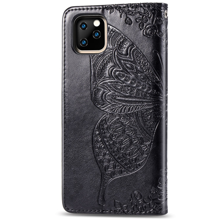 Butterfly Love Flowers Embossing Horizontal Flip Leather Case For  iPhone XI（2019）with Holder & Card Slots & Wallet & Lanyard, For iPhone 11 Pro