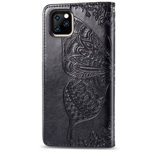 Load image into Gallery viewer, Butterfly Love Flowers Embossing Horizontal Flip Leather Case For  iPhone XI（2019）with Holder &amp; Card Slots &amp; Wallet &amp; Lanyard, For iPhone 11 Pro