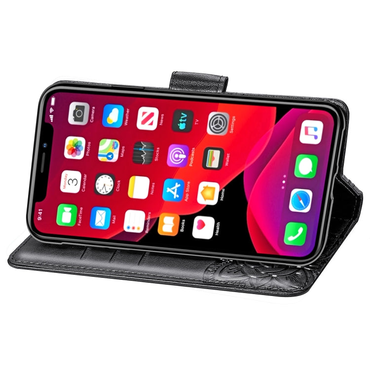 Butterfly Love Flowers Embossing Horizontal Flip Leather Case For  iPhone XI（2019）with Holder & Card Slots & Wallet & Lanyard, For iPhone 11 Pro