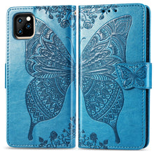 Load image into Gallery viewer, Butterfly Love Flowers Embossing Horizontal Flip Leather Case For  iPhone XI（2019）with Holder &amp; Card Slots &amp; Wallet &amp; Lanyard, For iPhone 11 Pro