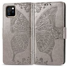 Load image into Gallery viewer, Butterfly Love Flowers Embossing Horizontal Flip Leather Case For  iPhone XI（2019）with Holder &amp; Card Slots &amp; Wallet &amp; Lanyard, For iPhone 11 Pro