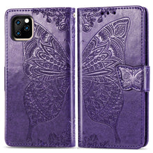 Load image into Gallery viewer, Butterfly Love Flowers Embossing Horizontal Flip Leather Case For  iPhone XI（2019）with Holder &amp; Card Slots &amp; Wallet &amp; Lanyard, For iPhone 11 Pro
