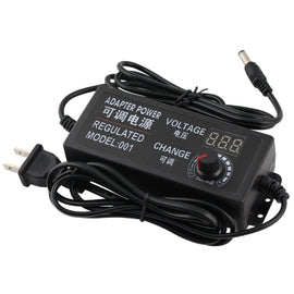AC To DC Adjustable Voltage Power Adapter Universal Power Supply Display Screen Power Switching Charger, US 3-12-5A, EU 3-12-5A, US 3-24V-2A, EU 3-24V-2A, US 9-24V-3A, EU 9-24V-3A