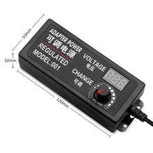 Load image into Gallery viewer, AC To DC Adjustable Voltage Power Adapter Universal Power Supply Display Screen Power Switching Charger, US 3-12-5A, EU 3-12-5A, US 3-24V-2A, EU 3-24V-2A, US 9-24V-3A, EU 9-24V-3A
