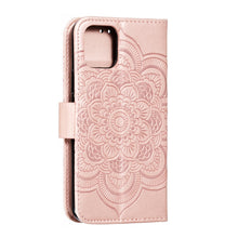 Load image into Gallery viewer, Mandala Embossing Pattern Horizontal Flip Leather Case for iPhone XI（2019）, with Holder &amp; Card Slots &amp; Wallet &amp; Photo Frame &amp;  Lanyard, For iPhone 11 Pro, For iPhone 11 Pro Max