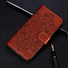 Load image into Gallery viewer, Mandala Embossing Pattern Horizontal Flip Leather Case for iPhone XIR（2019）, with Holder &amp; Card Slots &amp; Wallet &amp; Photo Frame &amp; Lanyard, For iPhone 11