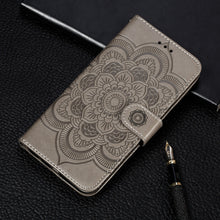 Load image into Gallery viewer, Mandala Embossing Pattern Horizontal Flip Leather Case for iPhone XIR（2019）, with Holder &amp; Card Slots &amp; Wallet &amp; Photo Frame &amp; Lanyard, For iPhone 11