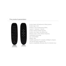 Load image into Gallery viewer, C120 2.4G Mini Keyboard Wireless Remote Mouse with 3-Gyro &amp; 3-Gravity Sensor for PC / HTPC / IPTV / Smart TV and Android TV Box etc