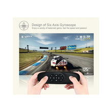 Load image into Gallery viewer, C120 2.4G Mini Keyboard Wireless Remote Mouse with 3-Gyro &amp; 3-Gravity Sensor for PC / HTPC / IPTV / Smart TV and Android TV Box etc