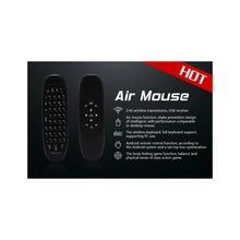 Load image into Gallery viewer, C120 2.4G Mini Keyboard Wireless Remote Mouse with 3-Gyro &amp; 3-Gravity Sensor for PC / HTPC / IPTV / Smart TV and Android TV Box etc