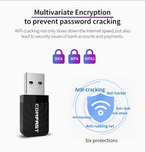 Load image into Gallery viewer, COMFAST CF-812AC USB WiFi Adapter-1300 Mbps USB di Rete Wireless wiFi, CF-812AC