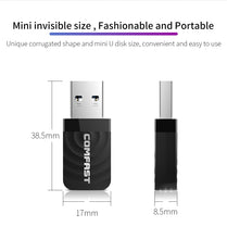 Load image into Gallery viewer, COMFAST CF-812AC USB WiFi Adapter-1300 Mbps USB di Rete Wireless wiFi, CF-812AC