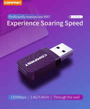 Load image into Gallery viewer, COMFAST CF-812AC USB WiFi Adapter-1300 Mbps USB di Rete Wireless wiFi, CF-812AC