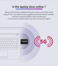 Load image into Gallery viewer, COMFAST CF-812AC USB WiFi Adapter-1300 Mbps USB di Rete Wireless wiFi, CF-812AC