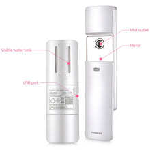 Load image into Gallery viewer, K-SKIN KD777 Nano Cool Facial Sprayer Handheld Portable Skincare Humidifier Skin Care, White, Red